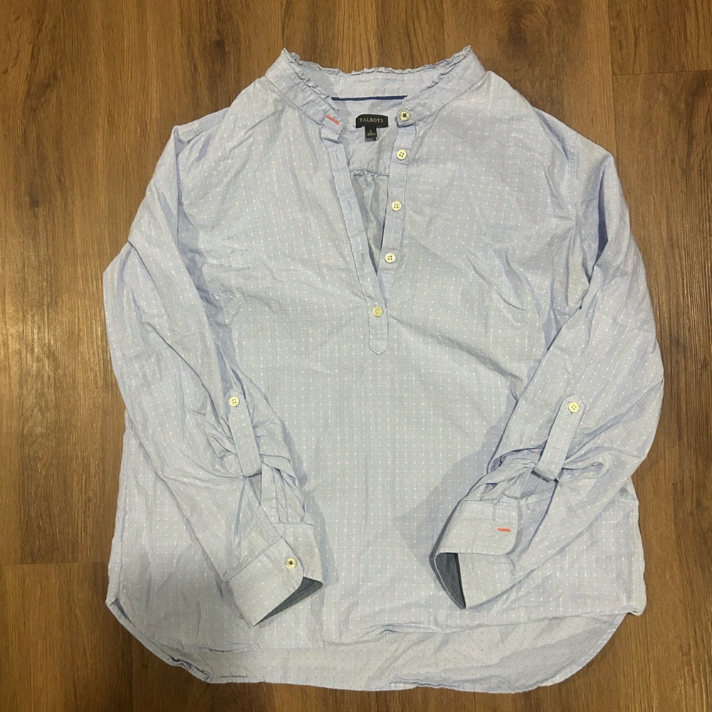 Talbots quarter Button up
